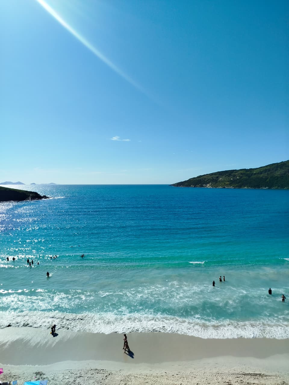 Paisagem do território costeiro de Arraial do Cabo